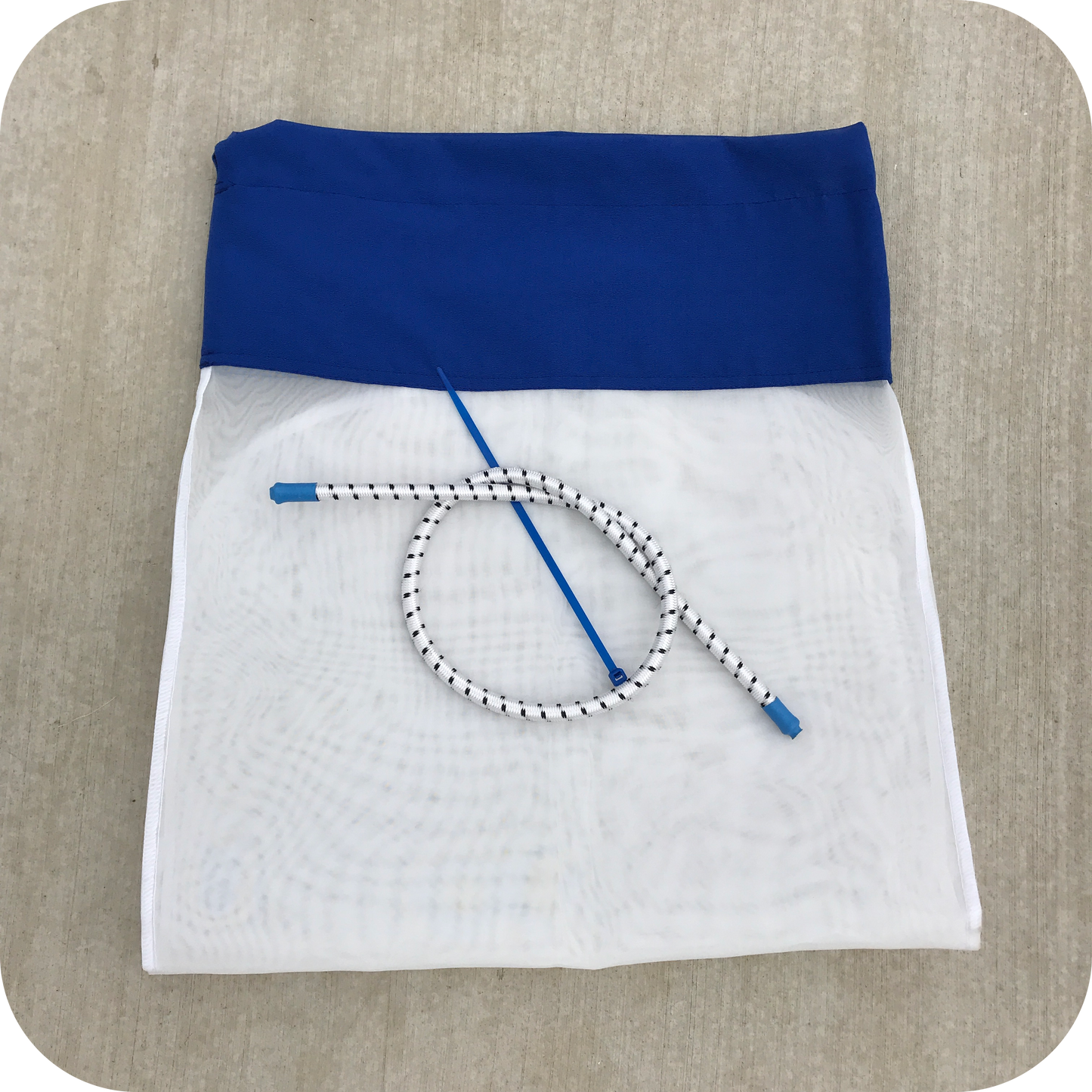 Clear Pool Bag 200 Micron Bag- Turquiose