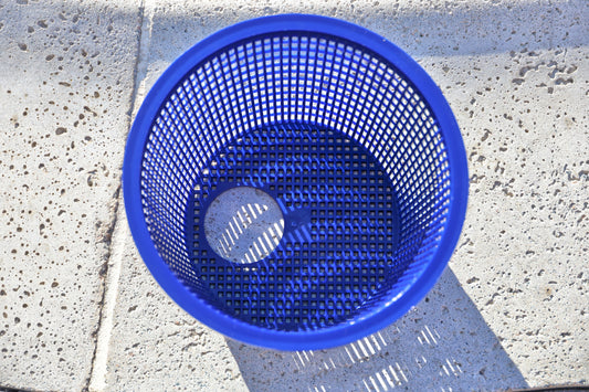 5-pack of Hole in One pool baskets for no-contact debris disposal