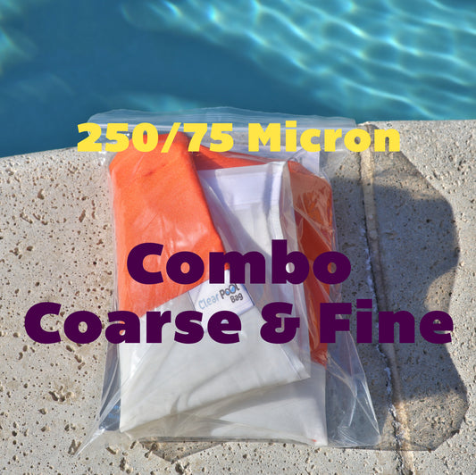 Clear Pool Bag Duo 250/75 Micron - Topaz