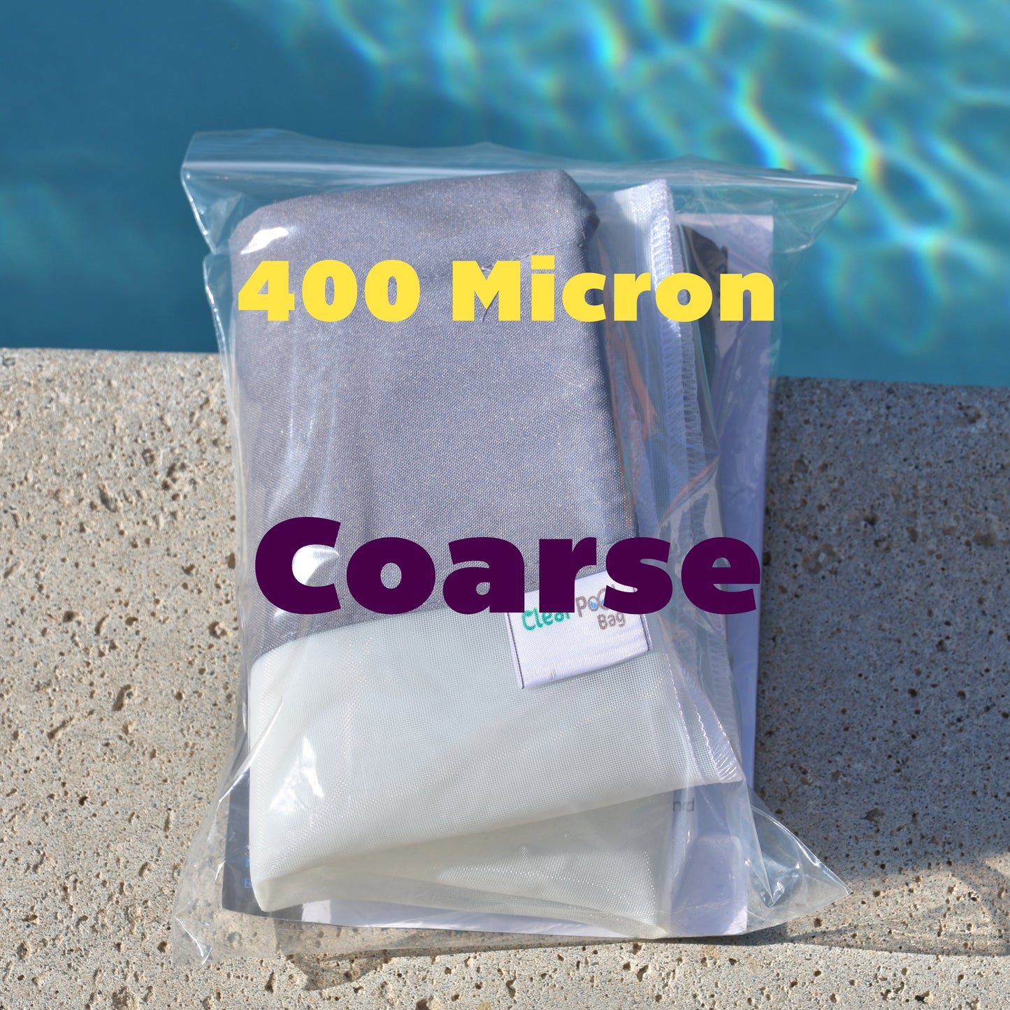 Clear Pool Bag 400 Micron “Slate"