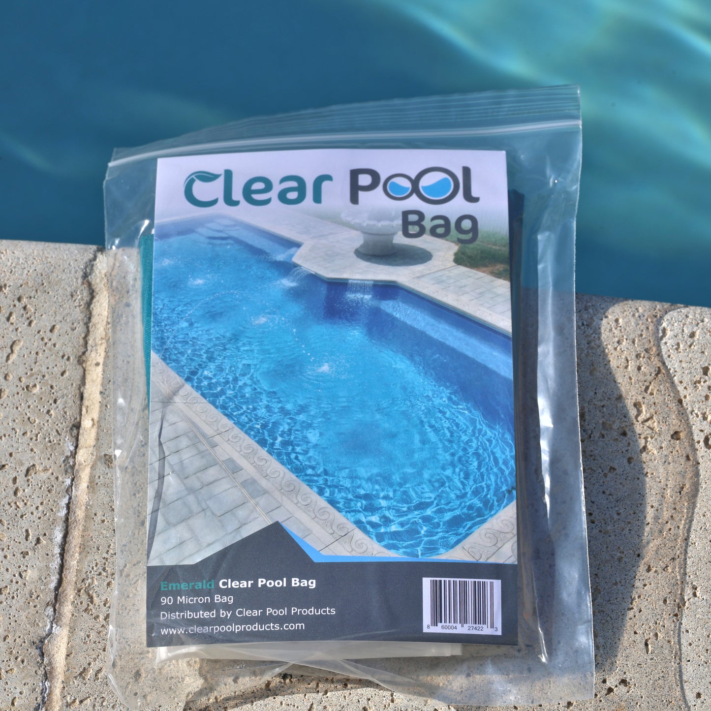 Clear Pool Bag 90 Micron Bag “Emerald"