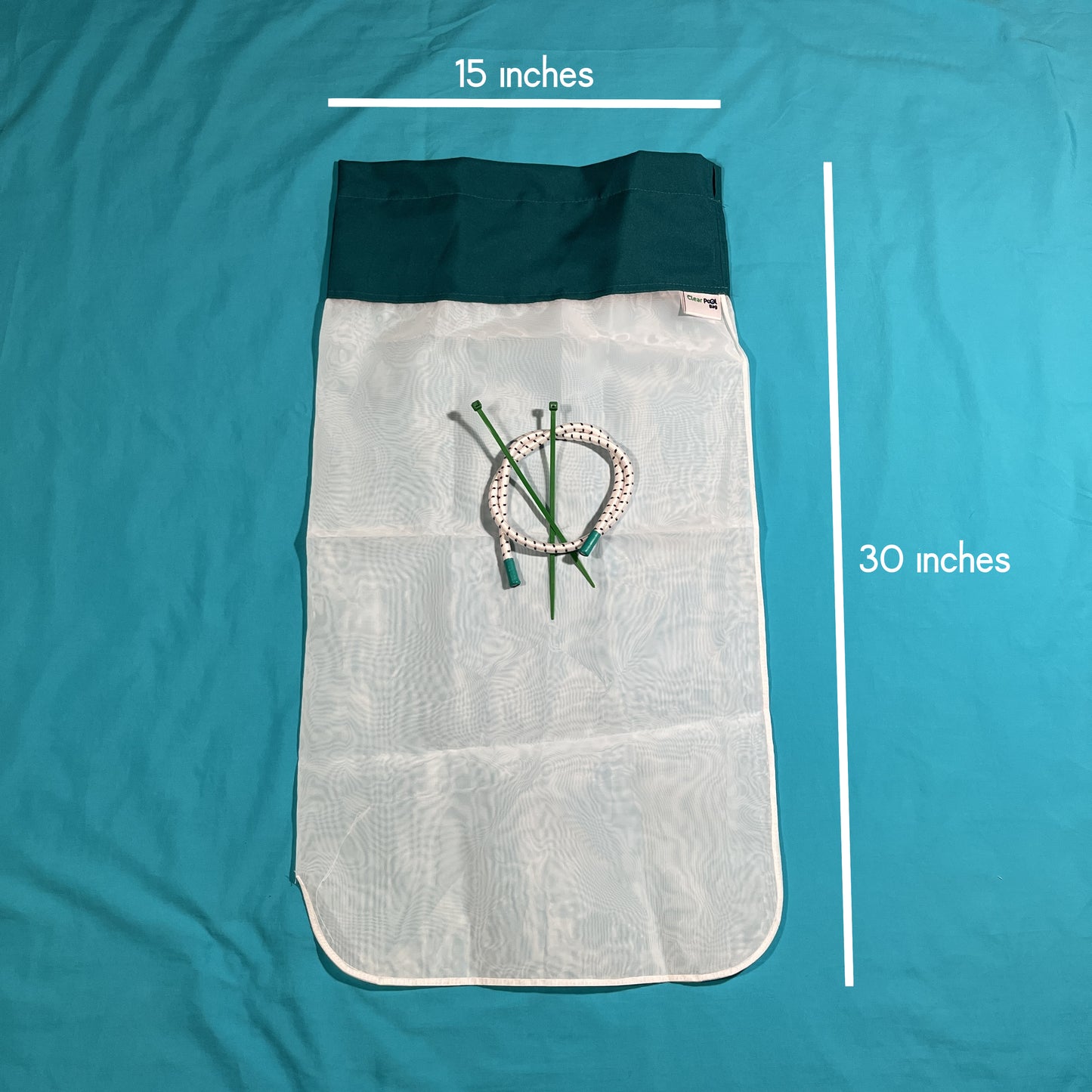 Clear Pool Bag 90 Micron Bag “Emerald"