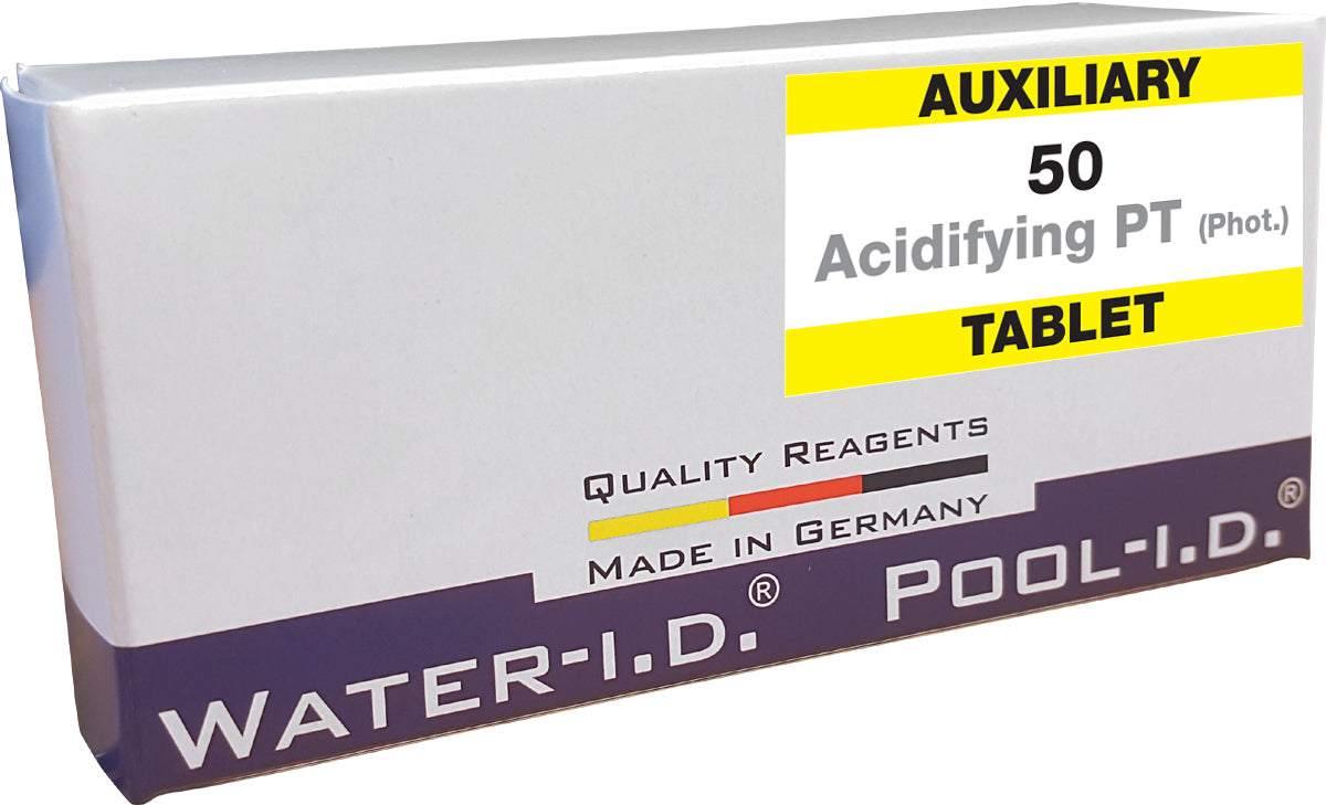 Water ID - Water Tester Photometer tablets Acidifying GP