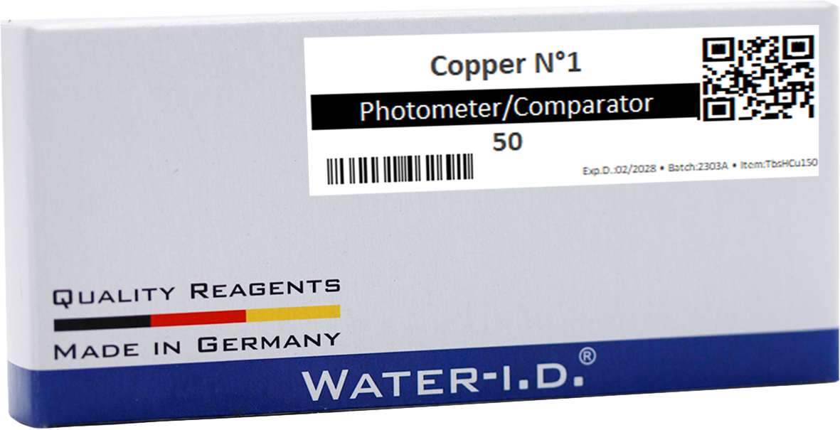 Water ID - Water Tester Photometer tablets Copper No. 1