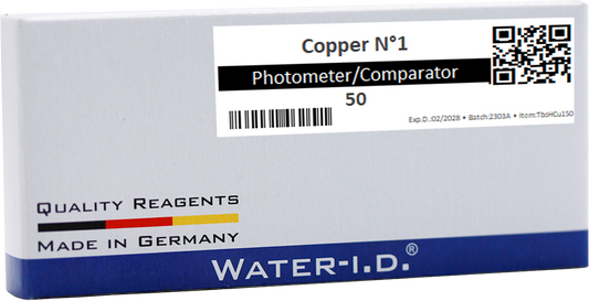 Water ID - Water Tester Photometer tablets Copper No. 1